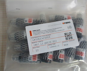 Газовая пружина
Gasdruckfeder POWERLINE, ZD=19 SD=11 L=60 S=15 FA=170 PA=180
Anfangsfederkraft 170
Hub max. 15 MM
Länge 60 MM
Fülldruck 180
Kolbenstangendurchmesser 11 MM
Zylinderrohrdurchmesser 19 MM FIBRO